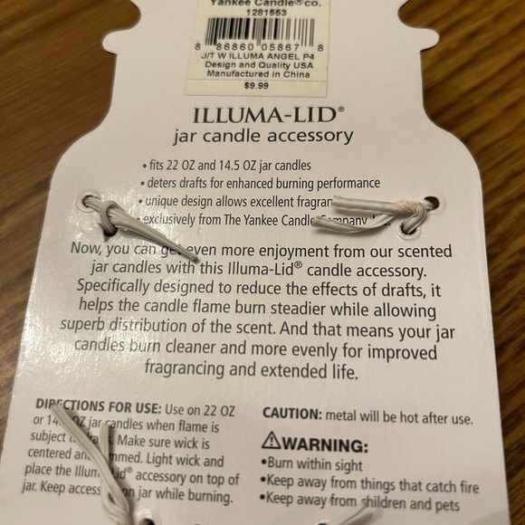 Yankee Candle - Illuma-lid - jar candle topper angels - Picture 2 of 5